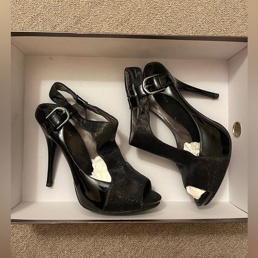 Marciano black heels